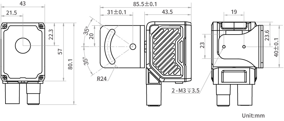 INTL-DM3040RM-25M-RBN